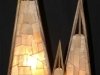 Art Coco lamp - pyramids design
