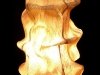 Art Coco lamp - wrinkle resin design