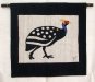 Guinea fowl - wall hanging