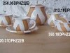 Tea set - zebra white
